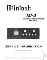 McIntosh MI-3 - Service manual 